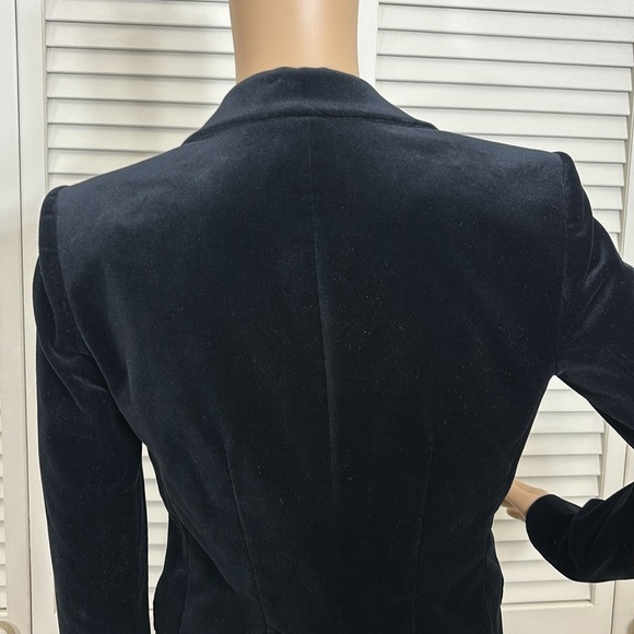 Frame $575 Black Velvet Blazer Business Lined Size XS - Picture 10 of 15